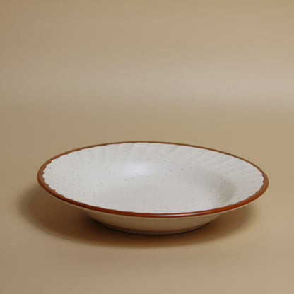 Sunflower Mug + Off-White Deep Plate Combo