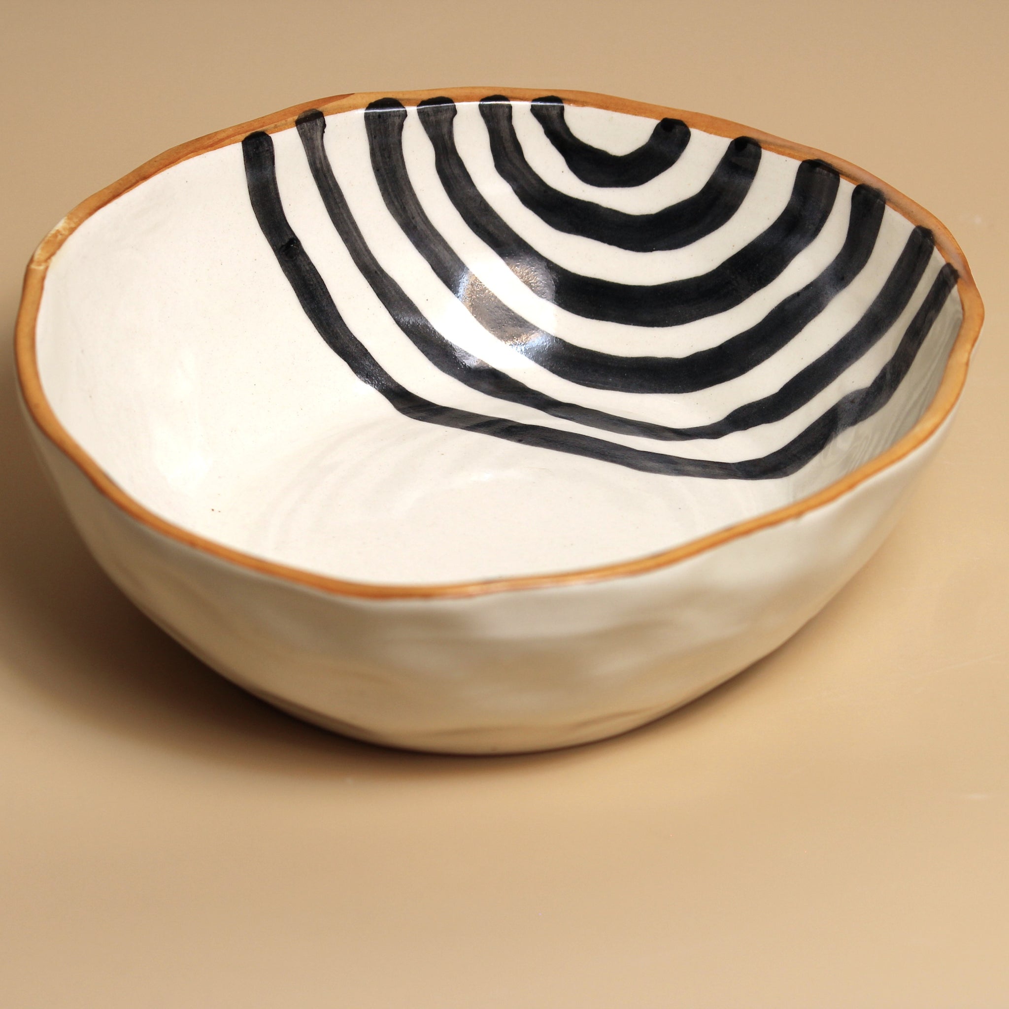 Beige Balance  Serving Bowl I single