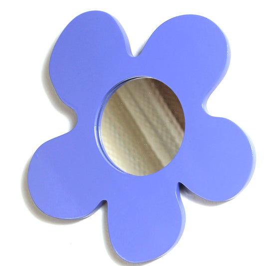 Daisy Glow Wall Mirror(Purple)- Cute Decor