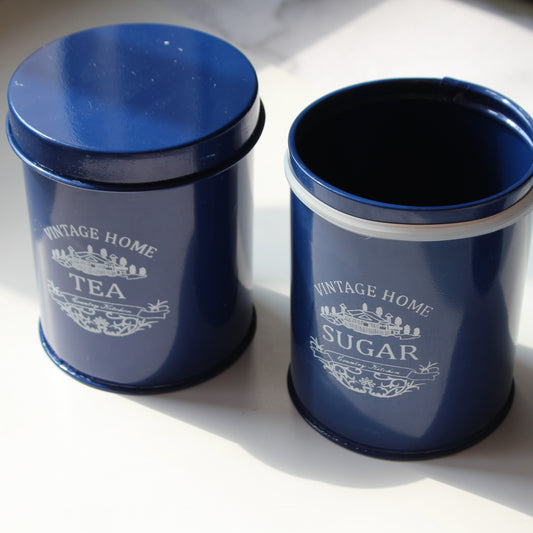 Kitchen Containers Set (2 Pcs)- Blue, Air Tight (Copy)