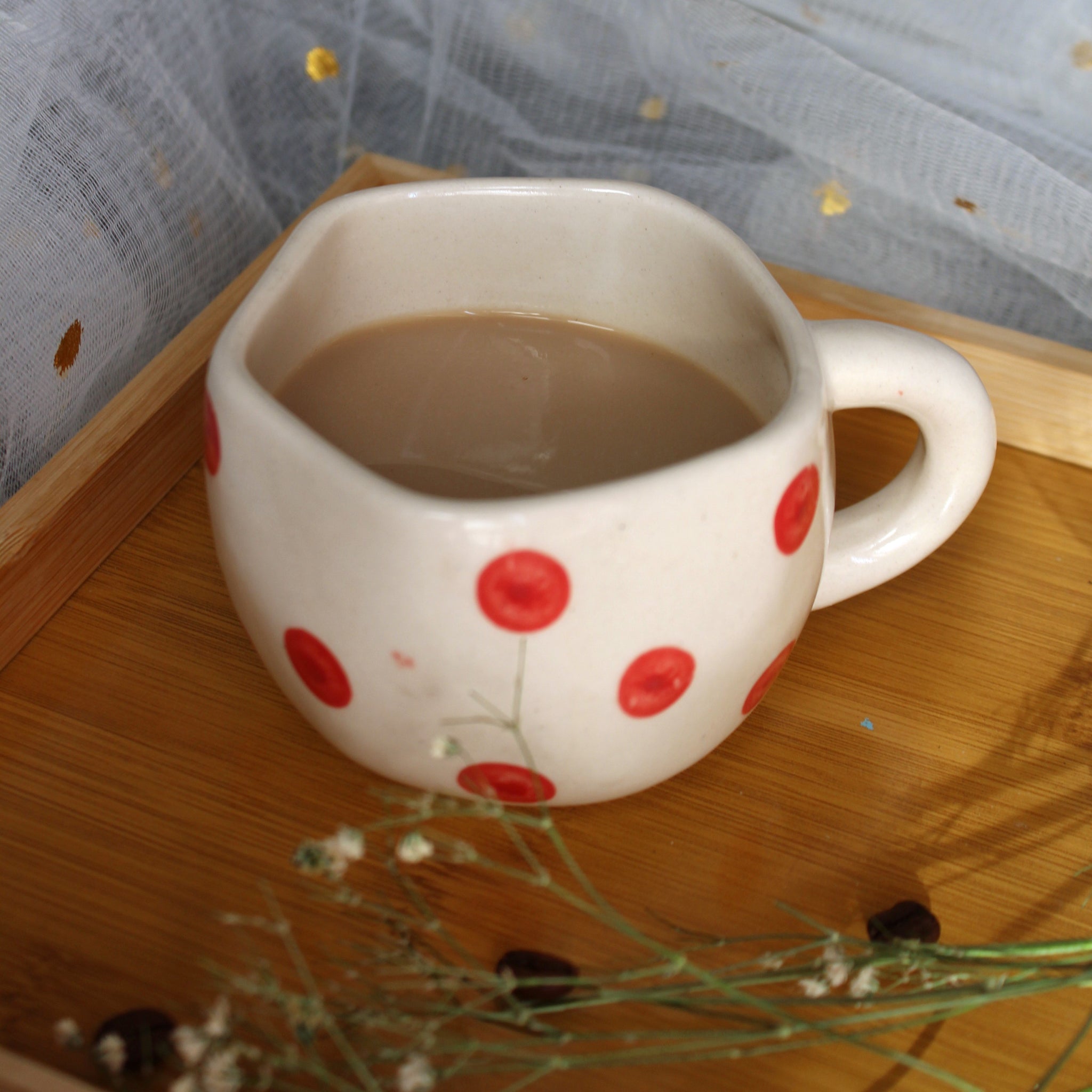 Bees Mug - Ceramic Mug for Tea, coffee & Milk Rituals