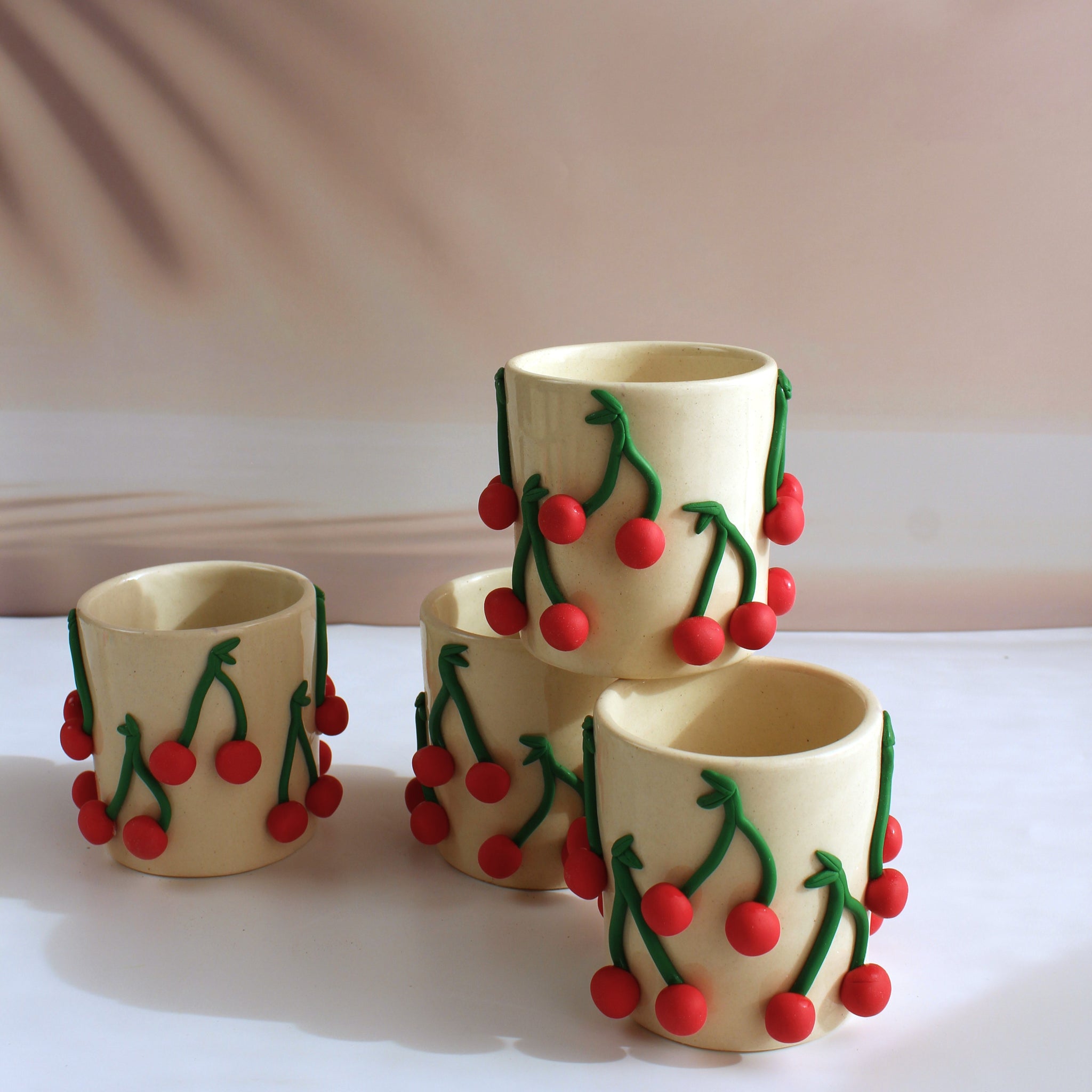 Cherry Planter (Ceramic Plant holder ) Single Pc