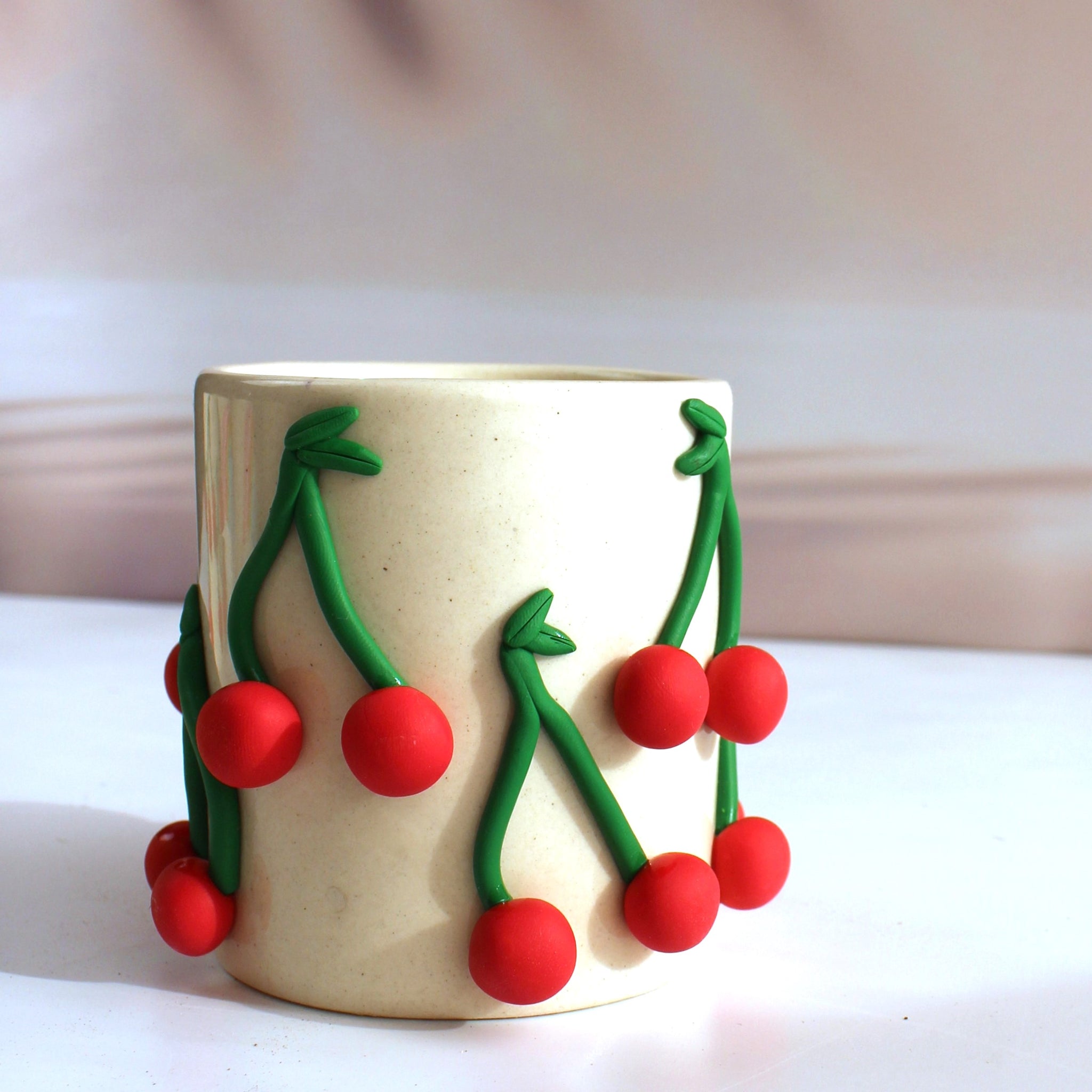 Cherry Planter (Ceramic Plant holder ) Single Pc
