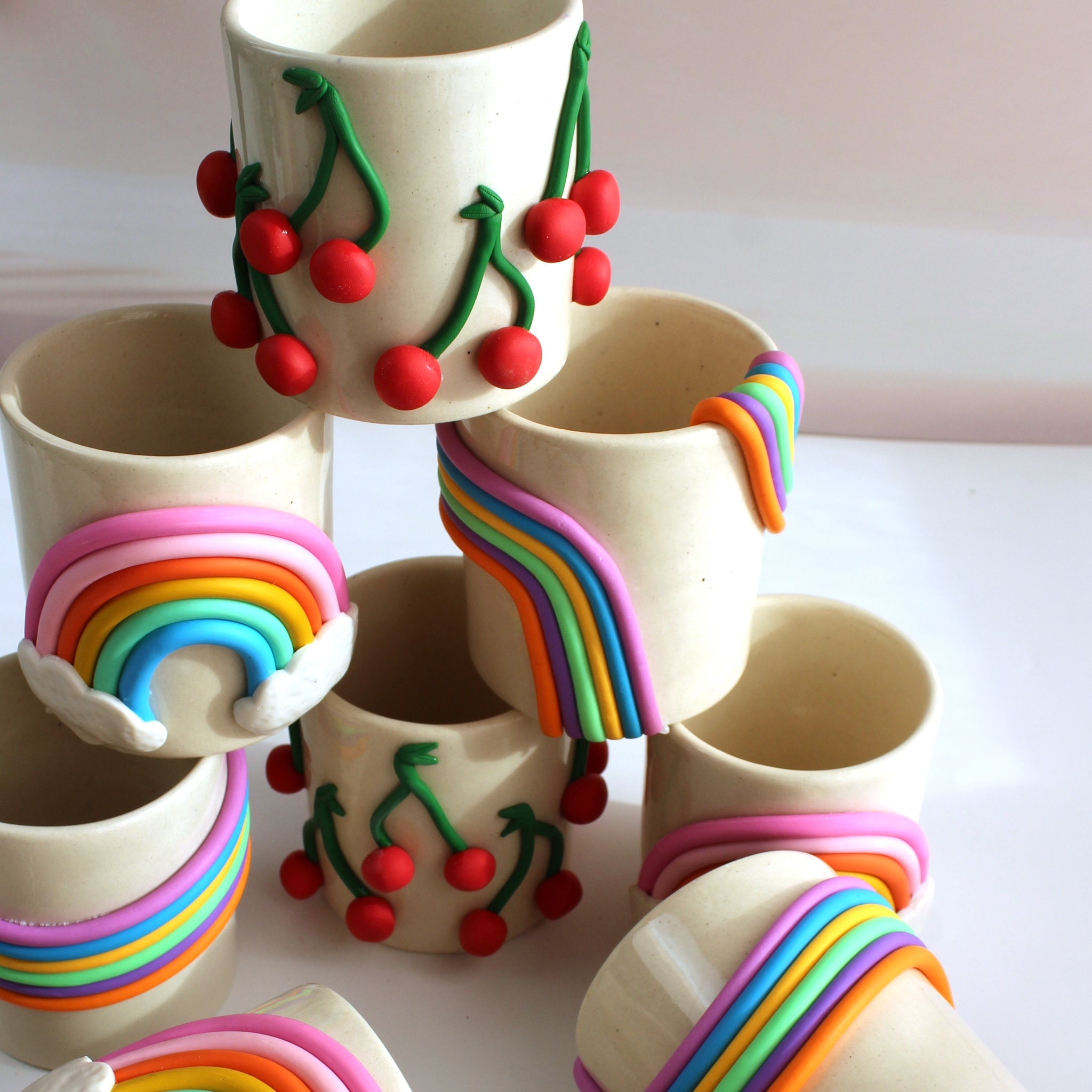 Cherry Planter (Ceramic Plant holder ) Single Pc