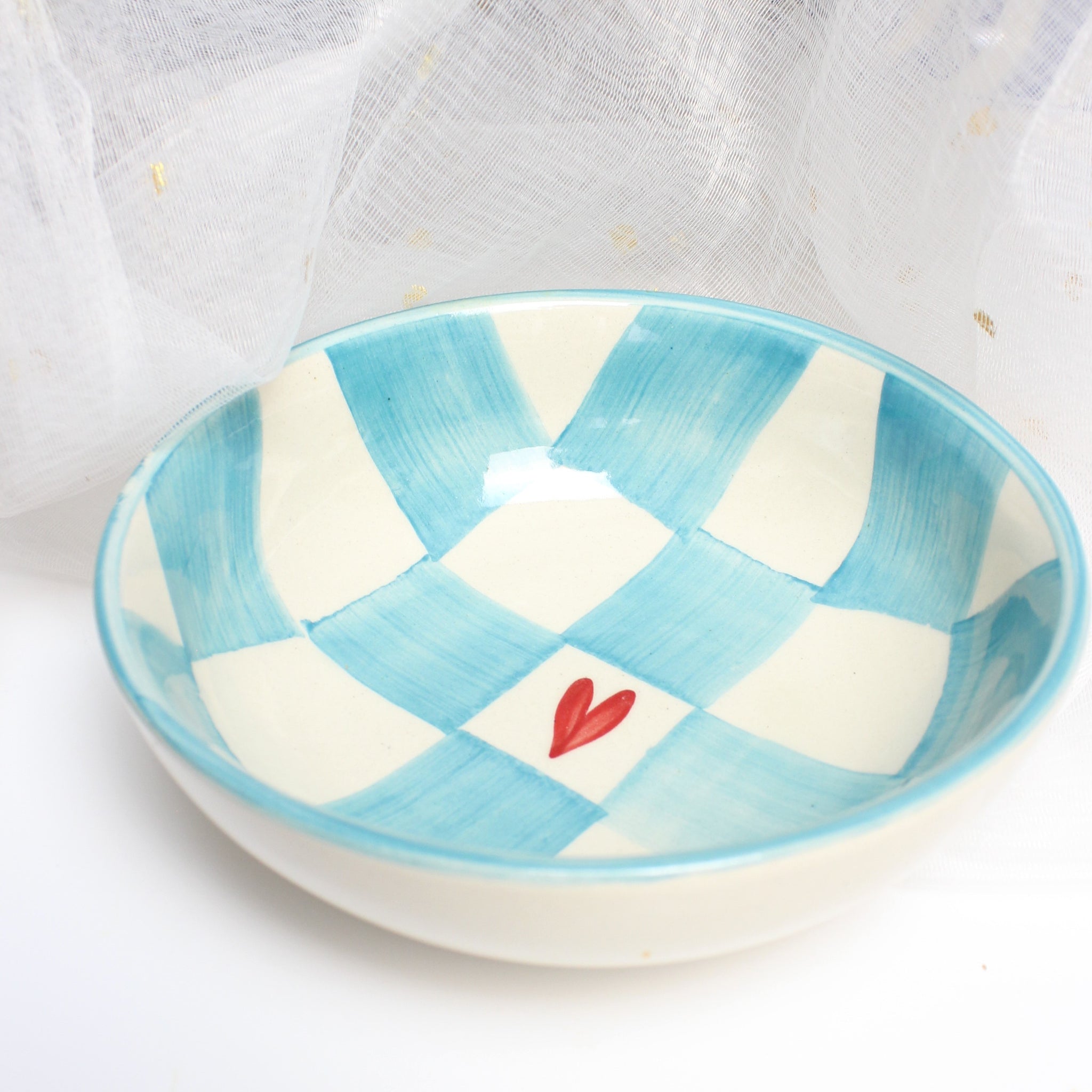 Giftbox- Bowl Set (Sea Green Check)