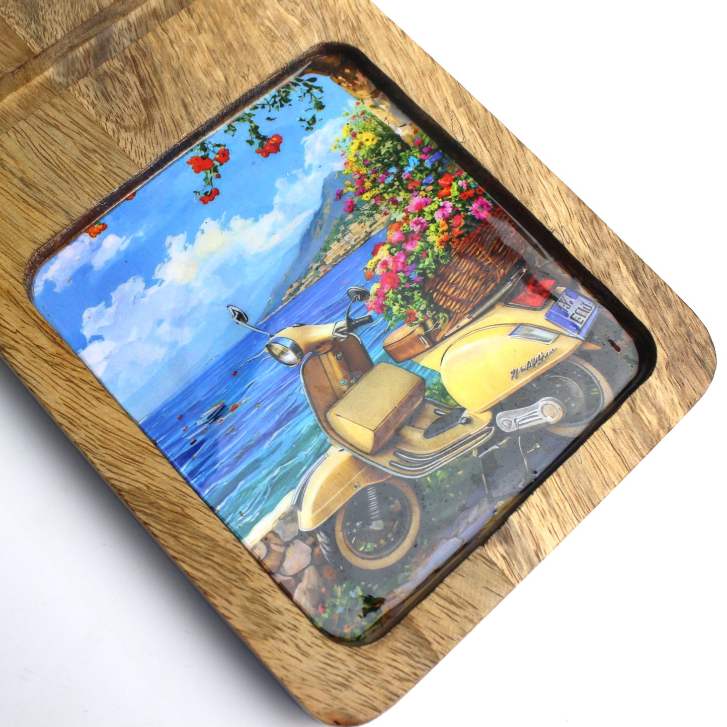 Lay-Z Board- Mobile stand + Snack Tray in one