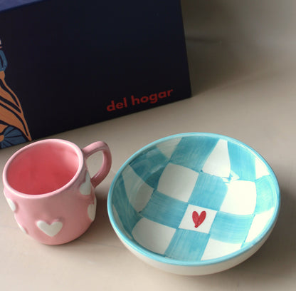 Aesthetic heart gift set gifting idea - del hogar