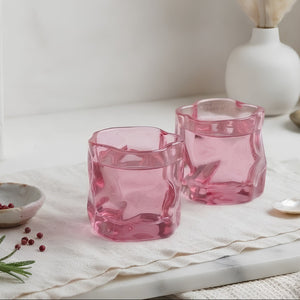Serving Glasses Set of 2- Fuchsia Pink (250ml)