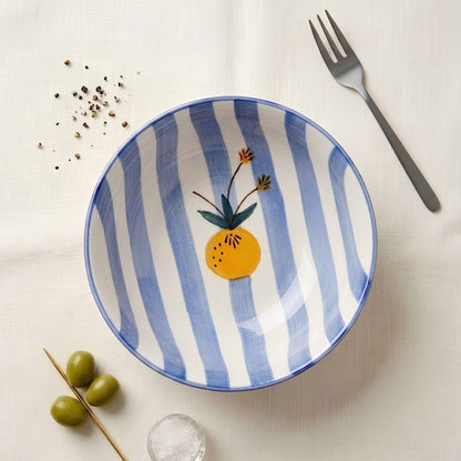 Apricot Ceramic Bowl (single) - Multipurpose Deep Bowl (700ml)