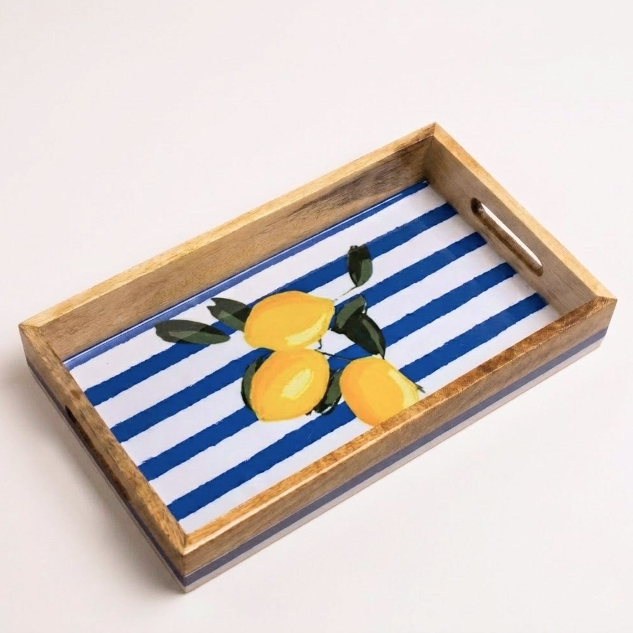 Lemonade stripes Serving Tray- 14