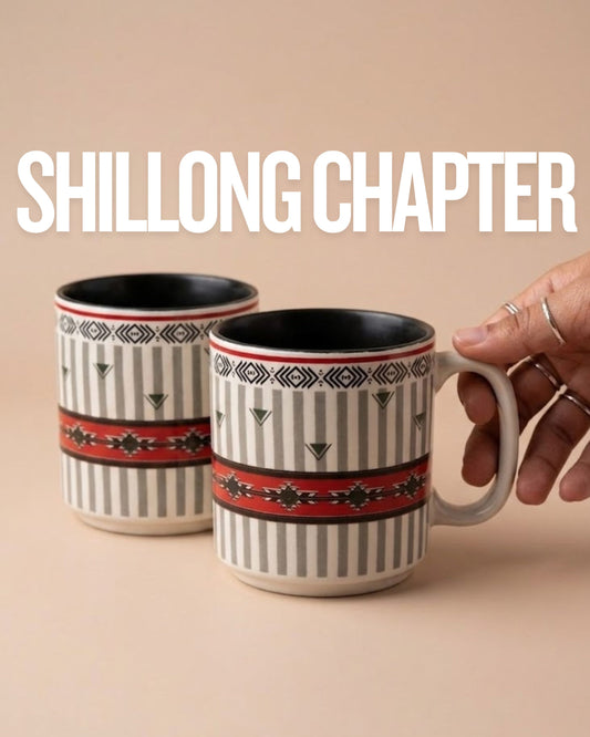 Shillong chapter -Tea cups/ Espresso cups (Set of 4)