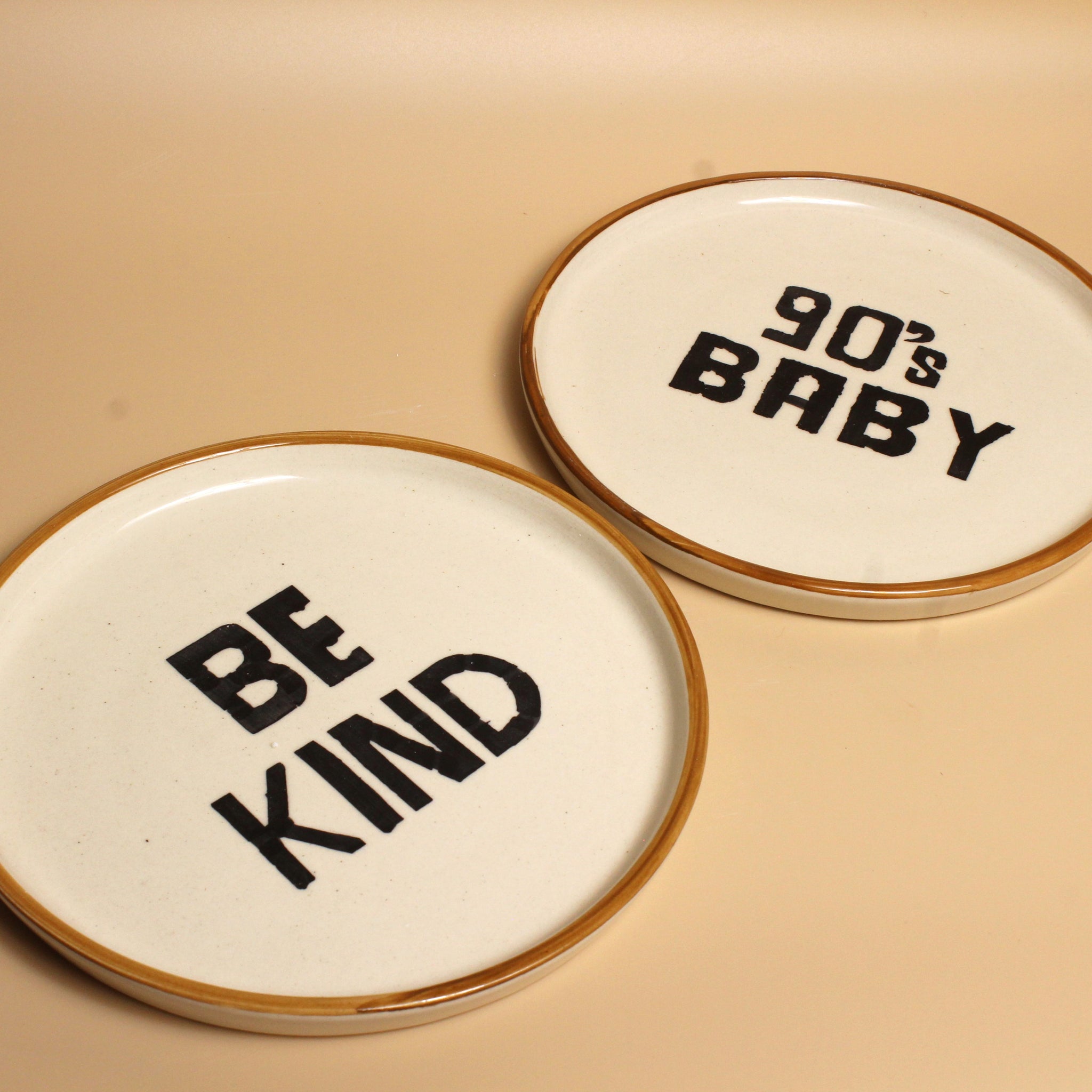 Minimalistic Plate Combo- Be Kind+ 90's Baby