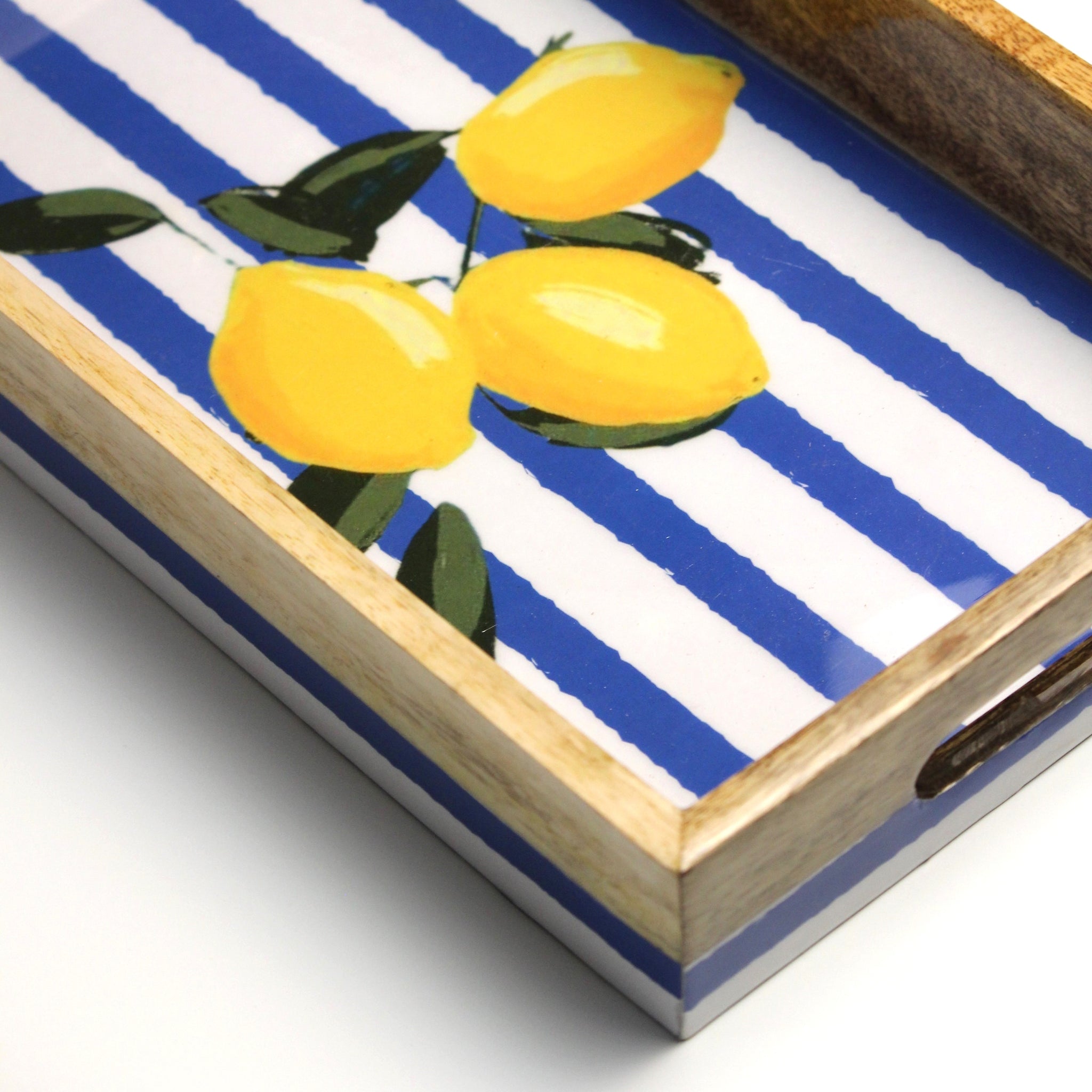 Lemonade stripes Serving Tray- 14