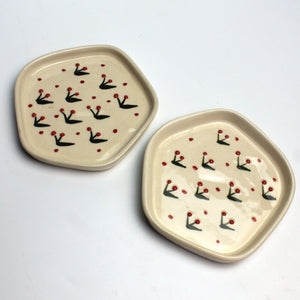 Bud Dessert Plates- Small Ceramic Plates