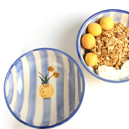 Apricot Ceramic Bowl- Multipurpose Deep Bowls