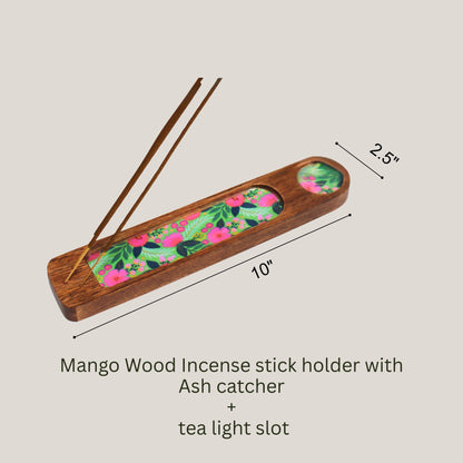 Agarbatti Stand with Unique Ash catcher- Bageecha