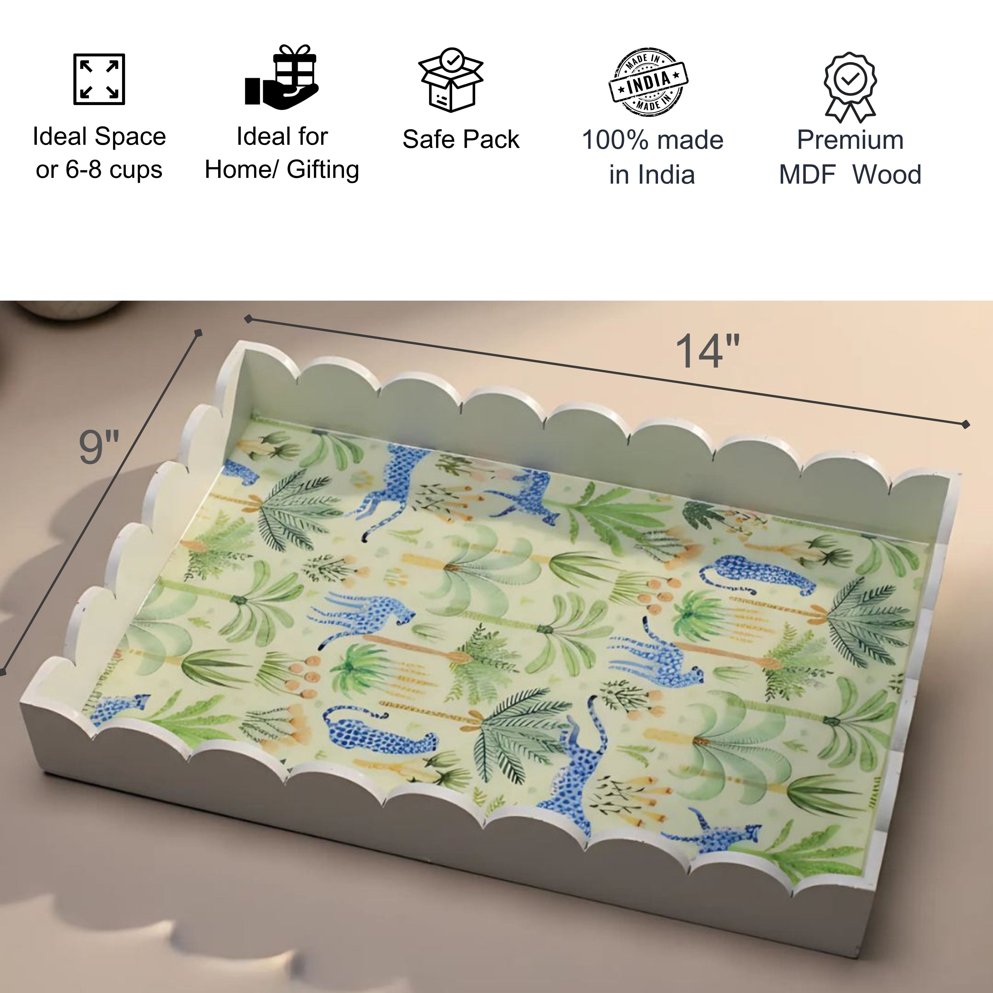 Muted Jungle- Serving Tray