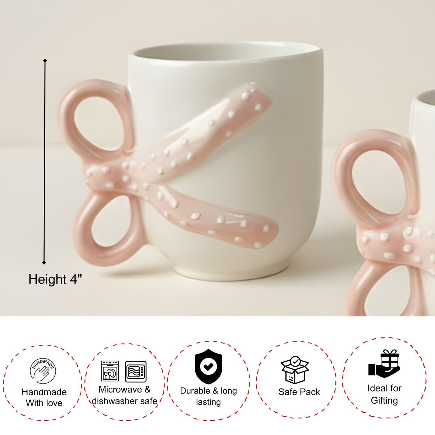 Blushed Ribbon Mug