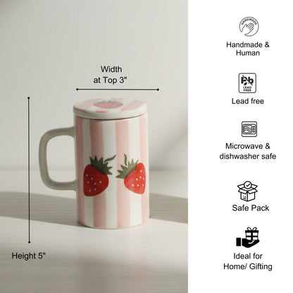Giftbox- Mugs with Lid (Striped Mugs)