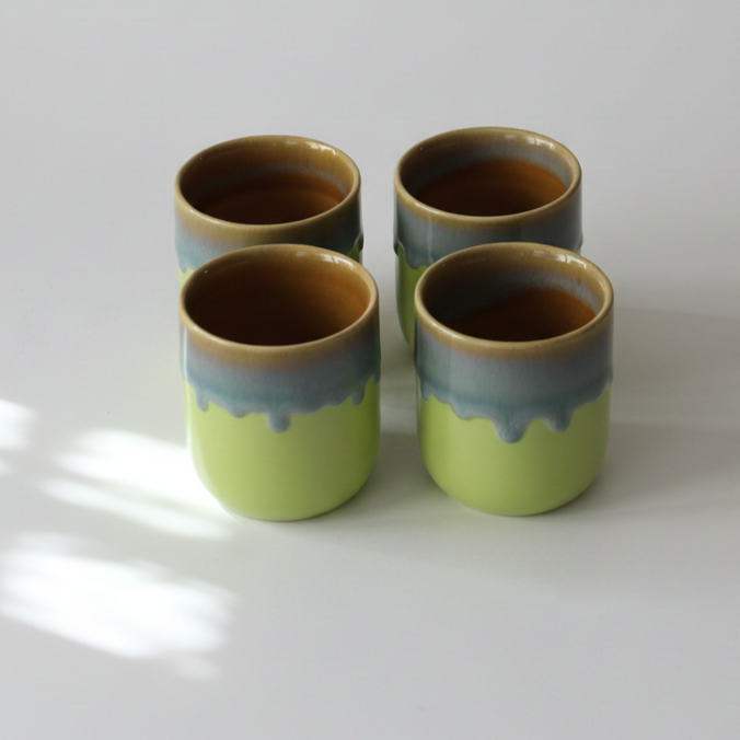 Elaichi Green Chai Kulhad Set- For Tea/ Coffee/ Buttermilk