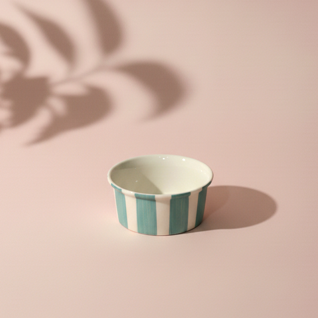 Coastal Stripes Dessert Bowls Sea Green (200ml)