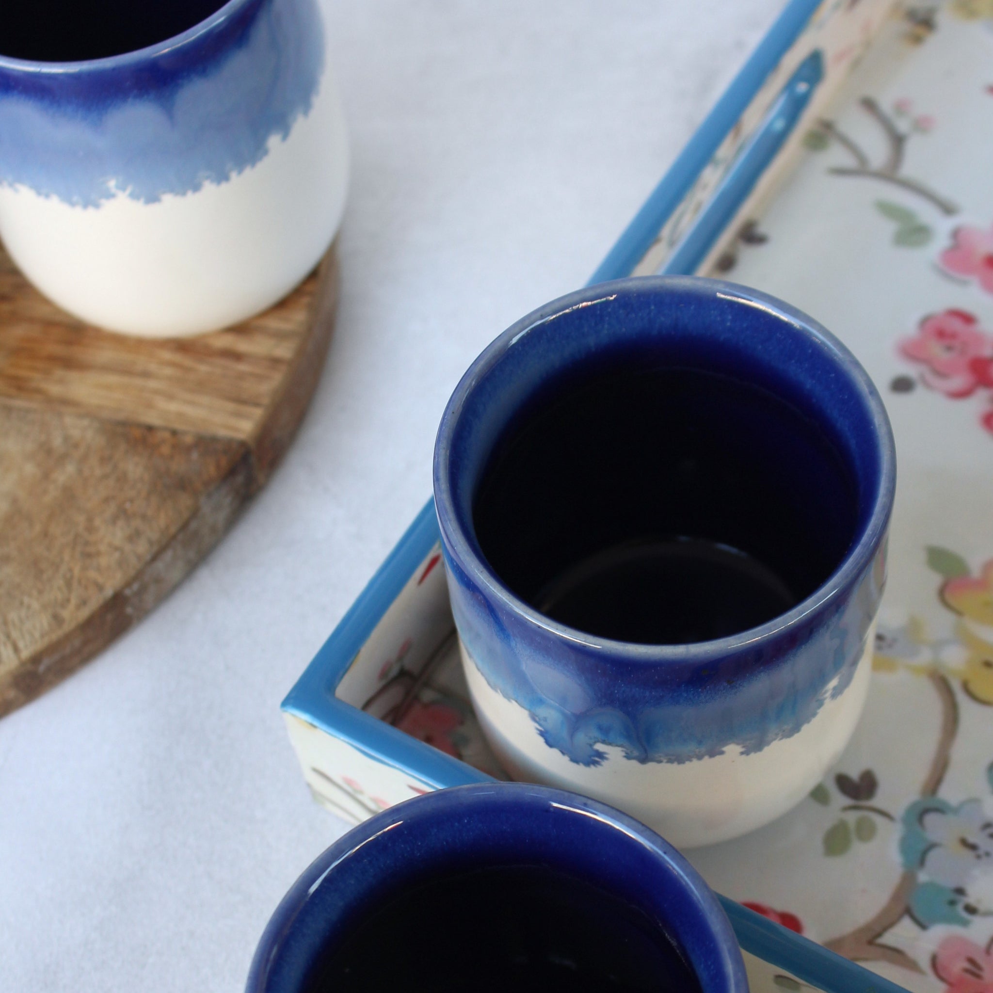 Neela Ambar Chai Kulhad Set- Ceramic tumblers