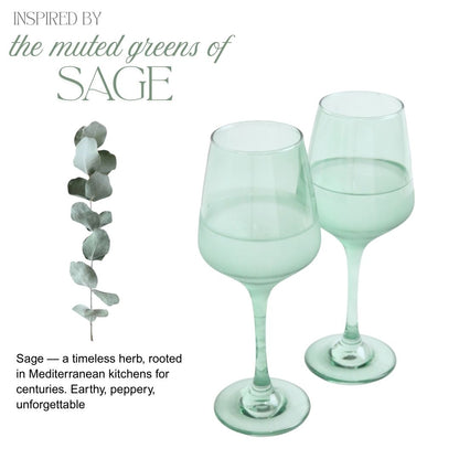 Two light green wine glasses -best wine glass liquor glass collection