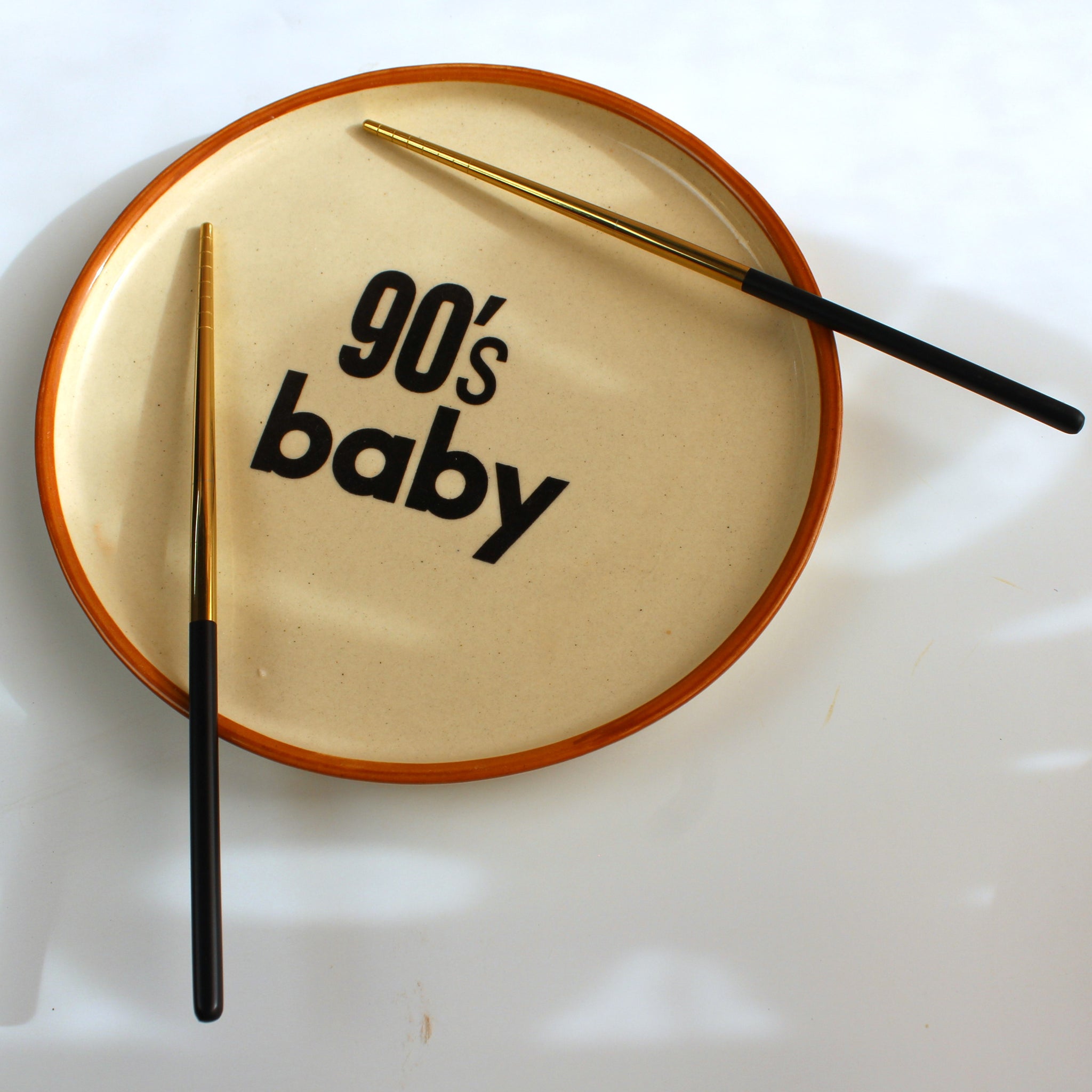 90's Baby Plate –  Retro Inspired Quarter Plate