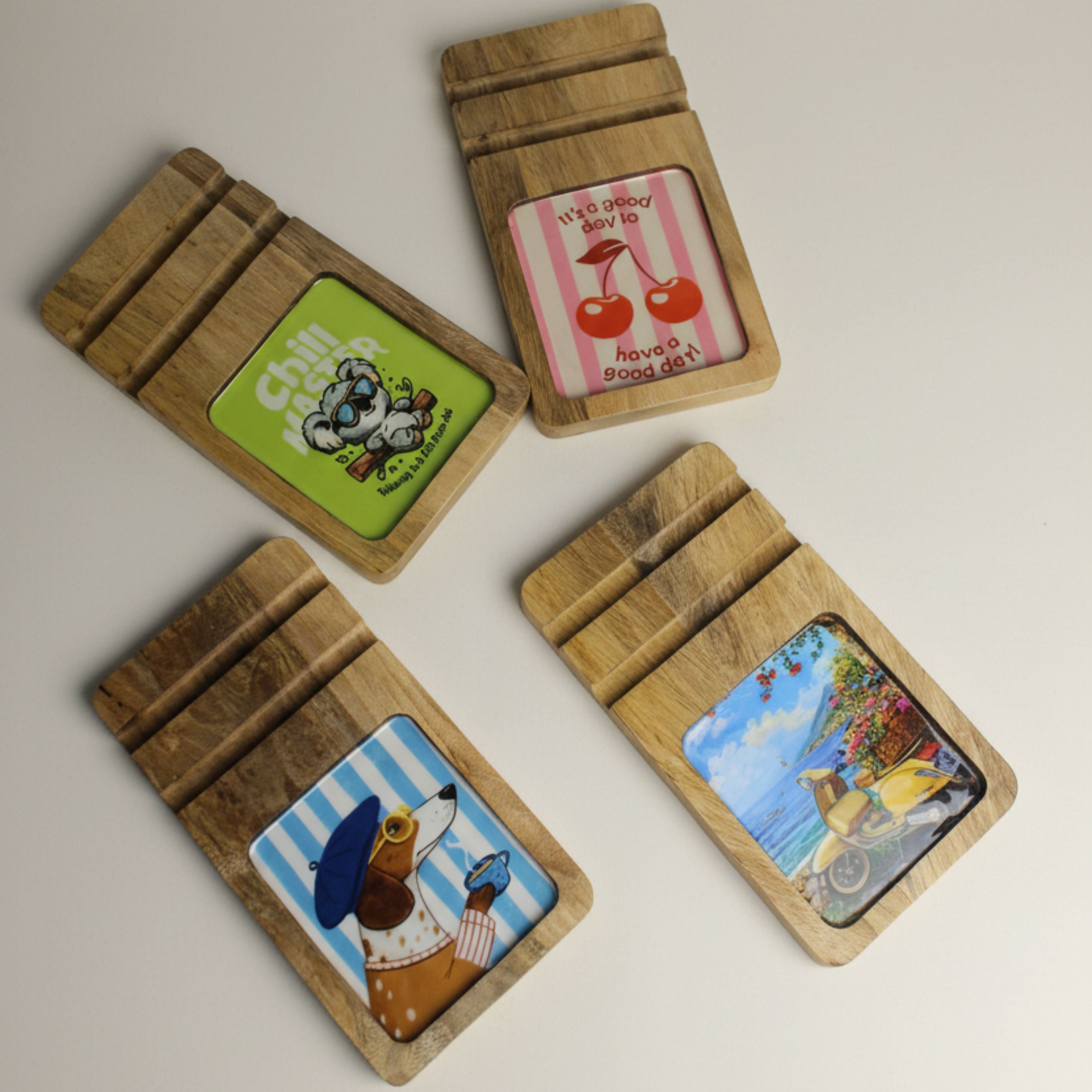 Lay-Z Board- Mobile stand + Snack Tray in one