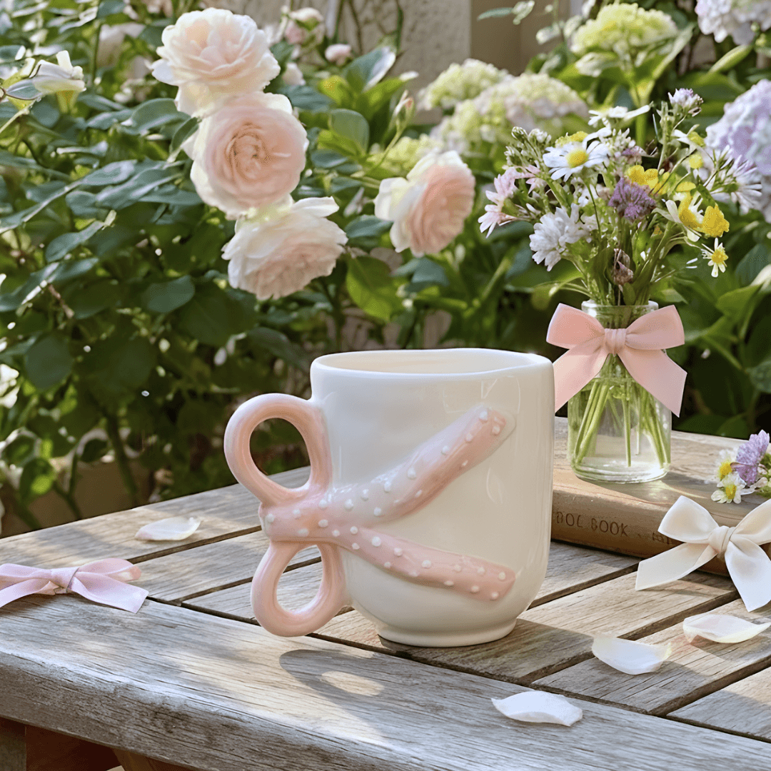 Blushed Ribbon Mug