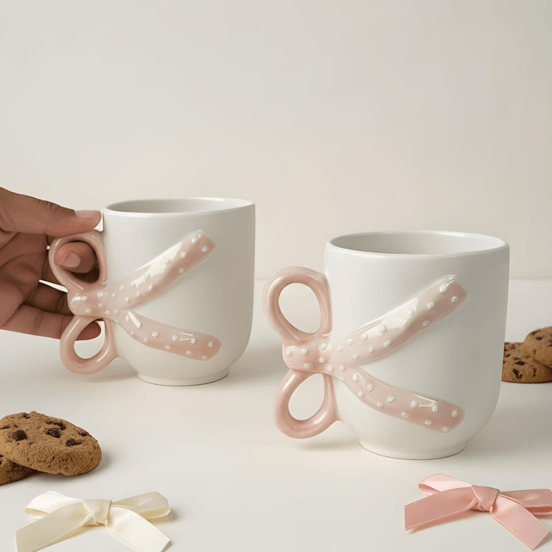 Blushed Ribbon Mug