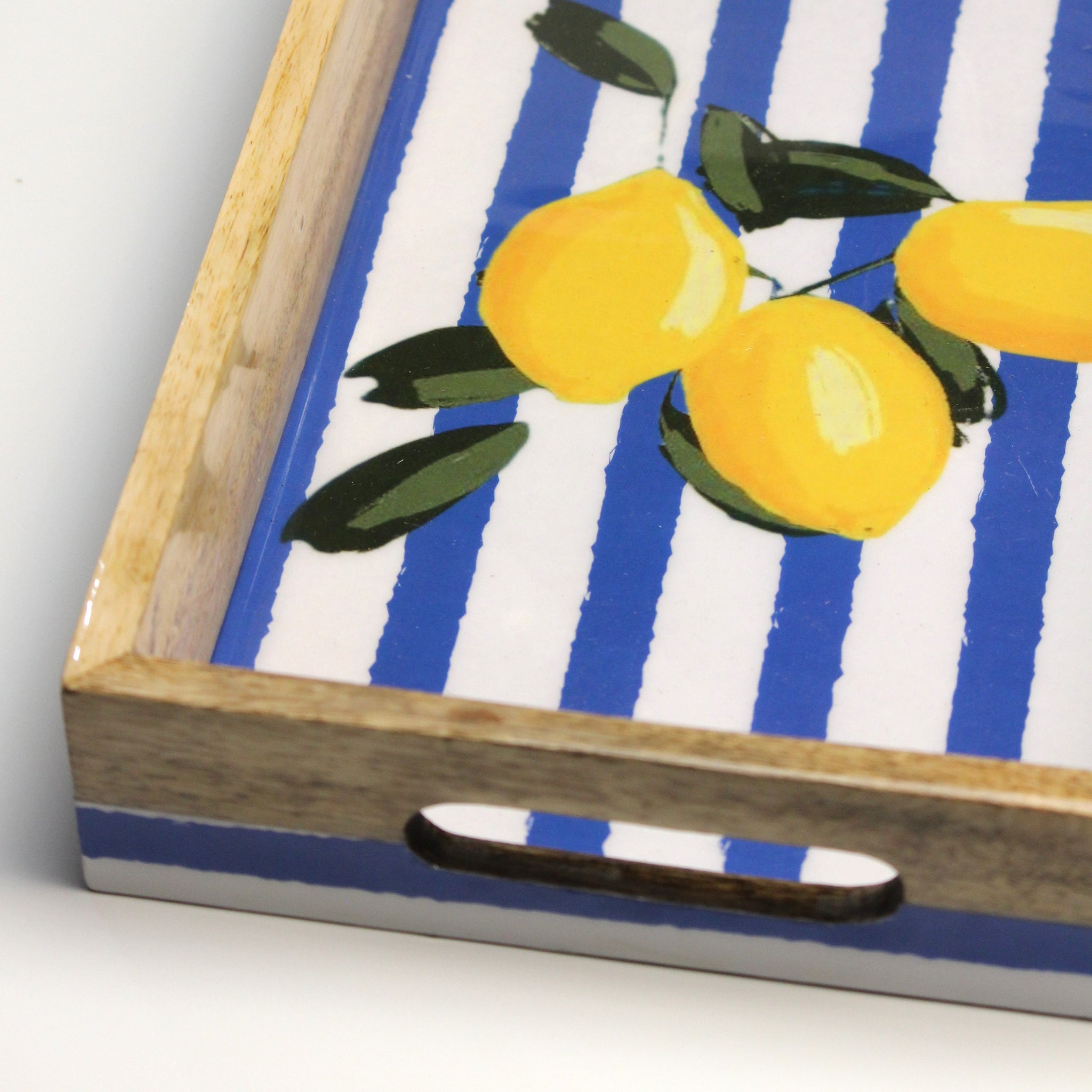 Lemonade stripes Serving Tray- 14